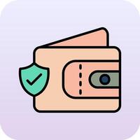 Wallet Secure Vector Icon