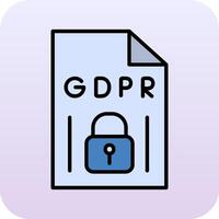 GDPR Vector Icon