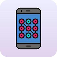 Mobile Security Vecto Icon vector