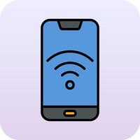 Smartphone Wifi Vector Icon