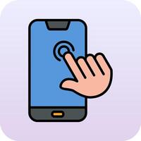 Touch Screen Vector Icon