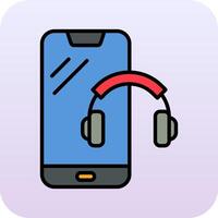 auriculares vecto icono vector