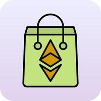 Ethereum Bag Vector Icon
