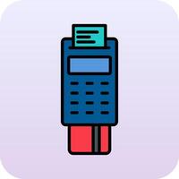 Pos Terminal Vecto Icon vector