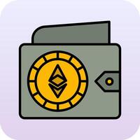 Ethereum Wallet Vector Icon