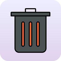 Dustbin Vector Icon