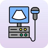 Ultrasound Machine Vector Icon