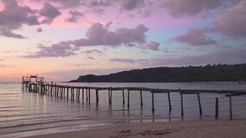 Sunset on the Pier video