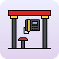 Telephone Box Vector Icon