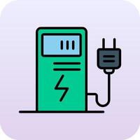 eléctrico cargar vecto icono vector