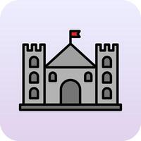 Castle Vecto Icon vector