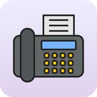 Fax Machine Vector Icon