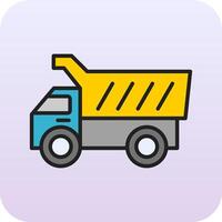 Dumper Truck Vector Icon