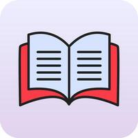 Open Book Vector Icon