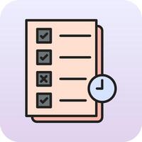 Planner Vector Icon