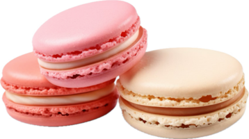 ai generato macarons cibo png