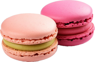 ai gegenereerd macarons voedsel PNG