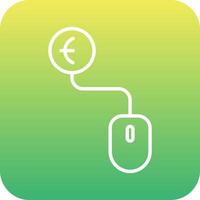 Pay Per Click Vecto Icon vector