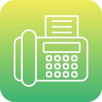 Fax Machine Vecto Icon vector