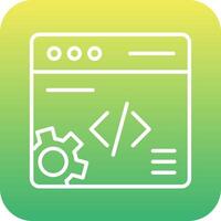 Web Development Vecto Icon vector