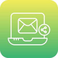 Email Share Vecto Icon vector
