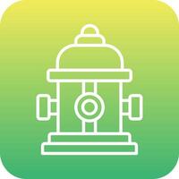 Fire Hydrant Vecto Icon vector