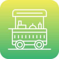 Food Cart Vecto Icon vector