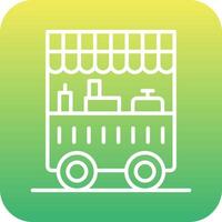 Food Cart Vecto Icon vector