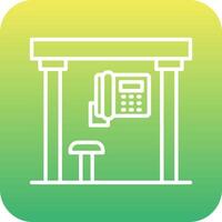 Telephone Box Vecto Icon vector