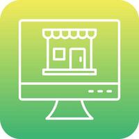 Online Shop Vecto Icon vector