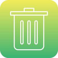 Dustbin Vecto Icon vector