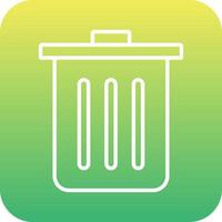 Dustbin Vecto Icon vector