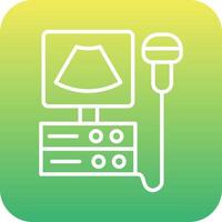 Ultrasound Machine Vecto Icon vector
