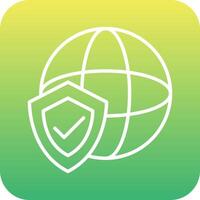 Global Protection Vecto Icon vector