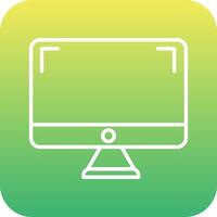 Monitor Vecto Icon vector