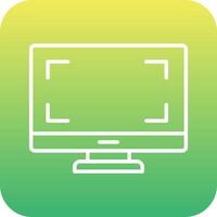 Monitor Vecto Icon vector