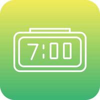 Digital Clock Vecto Icon vector