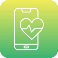 Heart Rate Vecto Icon vector