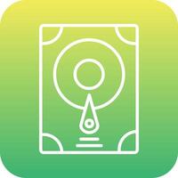 Hard Disk Vecto Icon vector