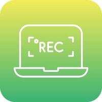 Recording Vecto Icon vector