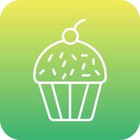 Cupcake Vecto Icon vector