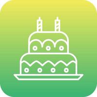 Birthday cake Vecto Icon vector