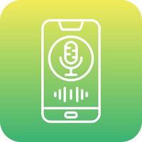 Voice Assistant Vecto Icon vector