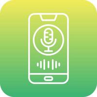 Voice Assistant Vecto Icon vector