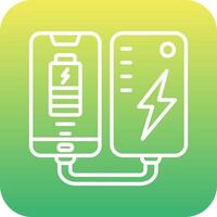 Portable Battery Vecto Icon vector