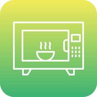 Microwave Oven Vecto Icon vector