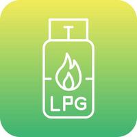 Gas Cylinder Vecto Icon vector