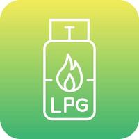 Gas Cylinder Vecto Icon vector