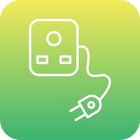 Plug And Socket Vecto Icon vector