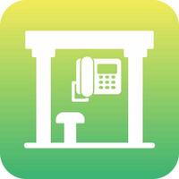 Telephone Box Vecto Icon vector